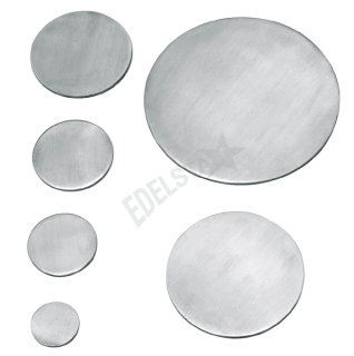 Scheibe / Ronde Ø 100 x 5 mm, ohne Bohrungen, V2A Edelstahl geschliffen
