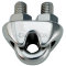 Drahtseilklemme, für Ø 4 mm Drahtseile, V4A Edelstahl