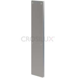 Endkappe  Serie 20, 64 x 300 mm, Aluminium matt eloxiert (E6/EV1)