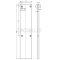 Endkappe  Serie 20, 64 x 300 mm, Aluminium matt eloxiert (E6/EV1)