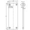 Endkappe asymetrisch  Serie 20, 63 x 181 mm, Aluminium roh (pressblank)