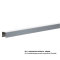 Handlauf Typ 7 mit Dichtung, Kantenschutzprofil V2A Edelstahl geschliffen, für 20,76 mm Glas