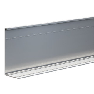 Abdeckprofil Serie 20, für Bodenprofil 7, 140 mm, Aluminium matt eloxiert (E6/EV1)