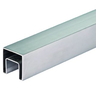 Nutrohr Edelstahl, vierkant 40 x 40 mm, V2A (AISI 304), bis 5000 mm