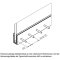 Bodenprofil 21-7 Light, für Ganzglasgeländer, vorgesetzt matt eloxiert (E6/EV1), für Glas 16,76 - 17,52 mm