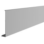 Abdeckung aus Aluminium für Ganzglasgeländerprofil