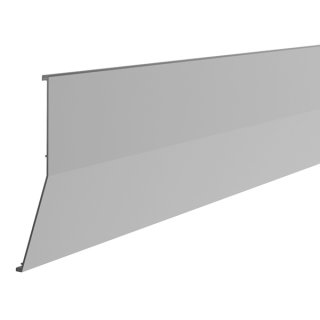 Verblendung aus Aluminium für vorgesetztes Bodenprofil