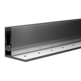 Trennwandprofil Aluminium hoch