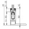 Bodenprofil Set 21-6 Light, aufgesetzt  f. raumhohe Verglasung, F-Form, hoch