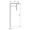 Abdeckprofil Serie 21, 100 mm zur Entwässerung, Aluminium