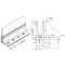 Bodenprofil Set 20-5, aufgesetzt  f. raumhohe Verglasung, F-Form