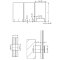 Punkthalter für Glasgeländer, f. Glasstärken 17,52 - 31,52 mm, V2A Edelstahl