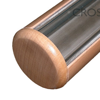 Endkappe f&uuml;r Holz-Nutrohr &Oslash; 50 mm