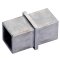 Verbinder für Vierkantrohre 25 x 25 mm, V4A Edelstahl geschliffen