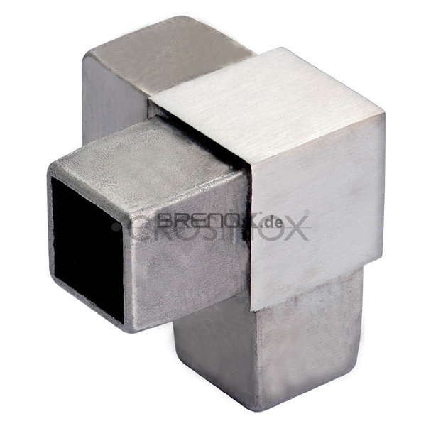 Bopaodao Edelstahl Vierkantrohre 25x25x3 Mm - 4 Stück, 300 Mm Lang, Mattierte Oberfläche