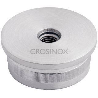 Produktbild von Edelstahl-Rohrstopfen V2A – Ø 42,4 X 3,0 Mm, Massiv, Mit Rändel, Zum Einschlagen – Profi-Qualität