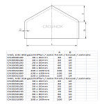 Pyramidenkappen für Vierkantrohre 60 x 60 mm, V4A Edelstahl geschliffen